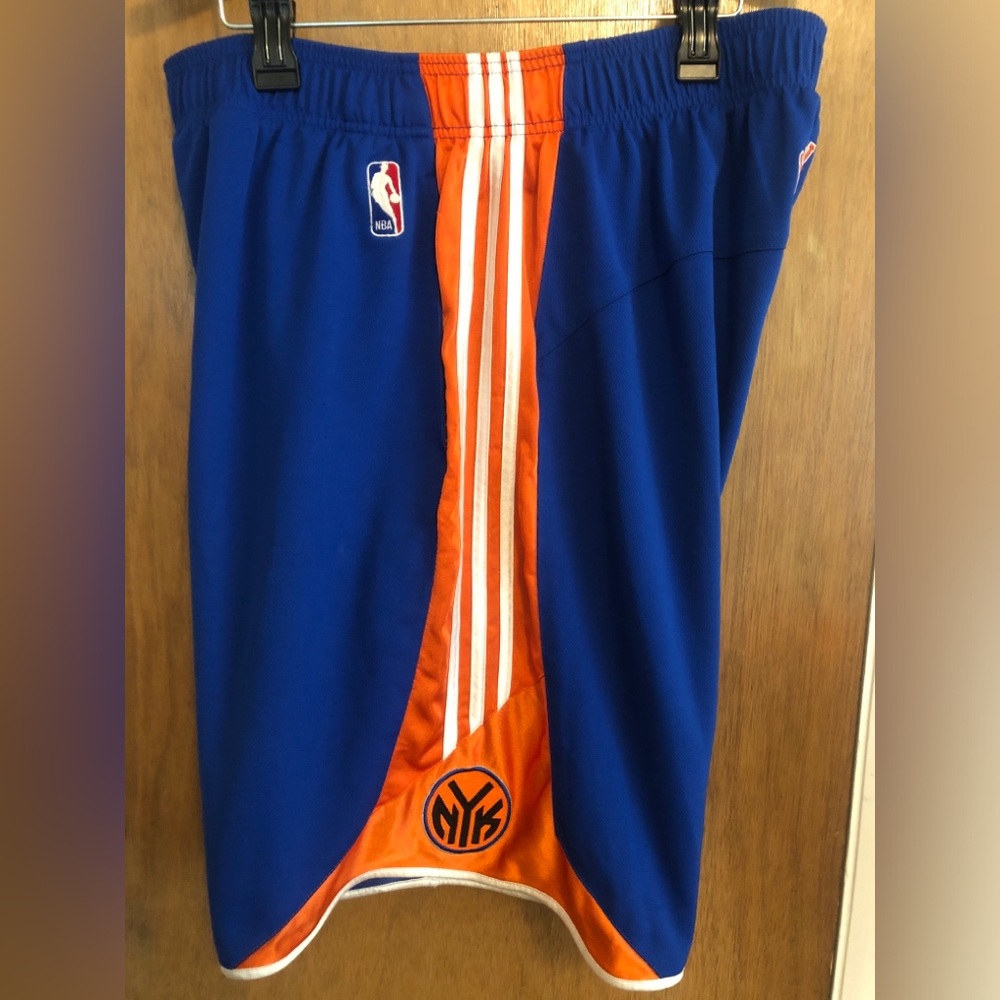 Vintage NBA Official Adidas New York Knicks Basketball Shorts